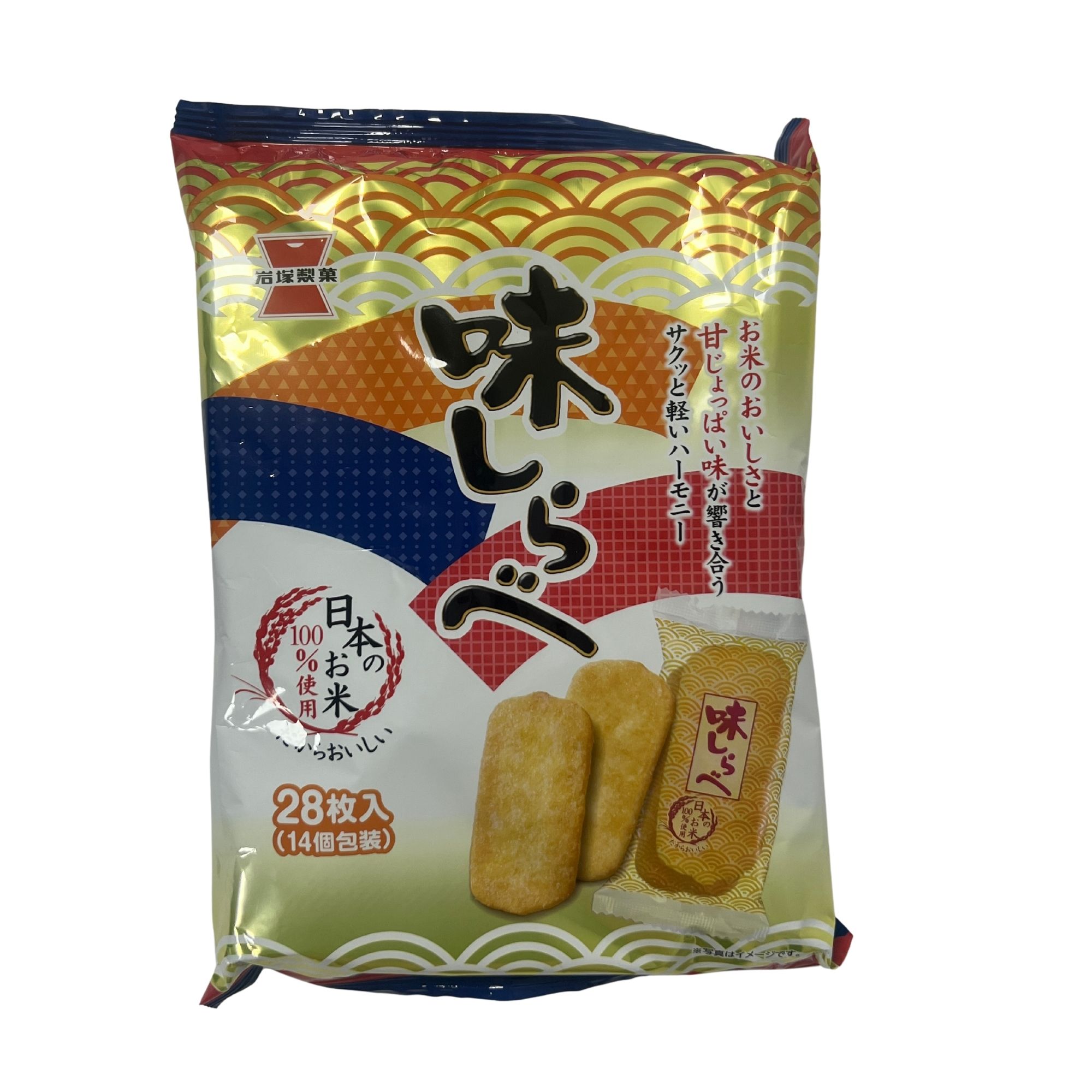 Iwatsuka Seika Aji Shirabe Salty Rice Crackers 14 packs Iwatsuka Seika Aji Shirabe Salty Rice Crackers 14 packs